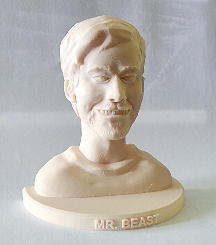 Magical Mr. Beast fan art bust