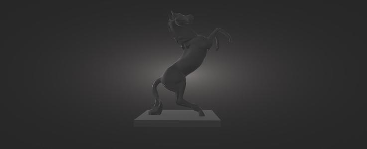 Horse sculpture