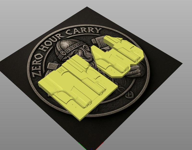 Derya DY9 IWB Taco Holster Mold with TrimJigg Ambidextrous