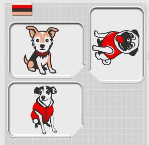 tray with dog bottom for rolling smoke or handicrafts