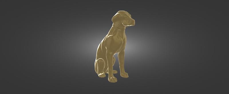 Dog figurine