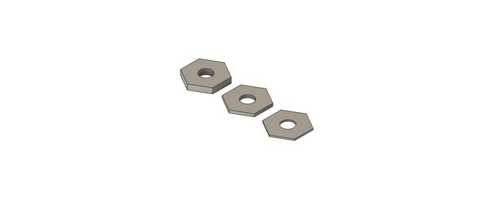 Wheel spacer for 1:10 rc cars