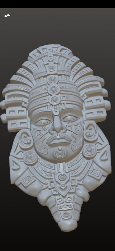 MAYA tribal mask tribal mask