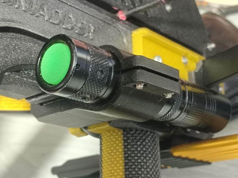 PICATINNY RAIL FLASHLIGHT HOLDER