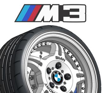 1/18 WHEEL BMW STYLE 24  - LIBERTY WALK / PORSCHE /SUBARU STI WRX / OPEL / BMW / MERCEDES / FORD/ NISSAN / GTR / MITSUBISHI EVO / AE86 / MUGEN / TYPE R / SPEEDLINE / PRODRIVE / FORD /