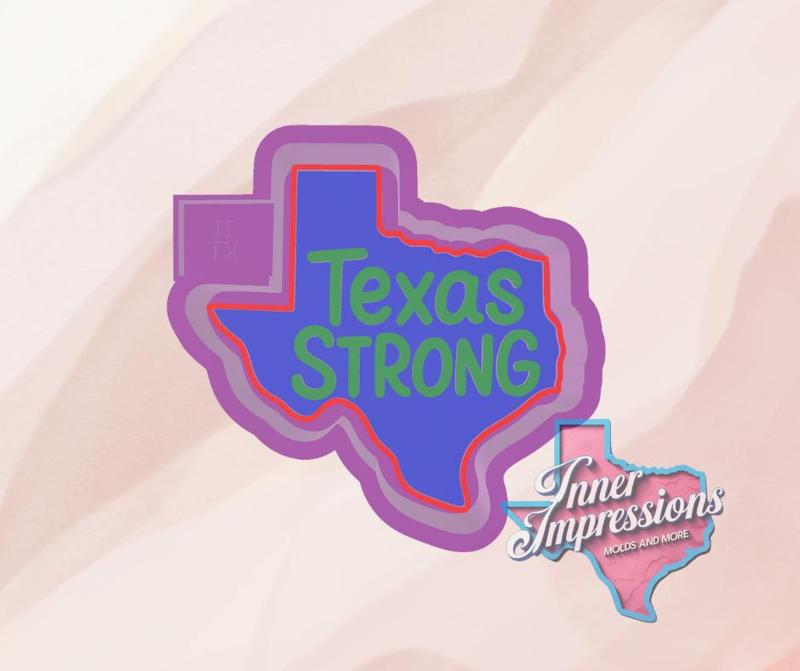 Texas Strong Freshie Mold