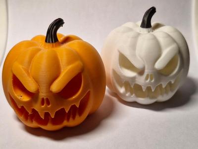 Halloween Pumpkin with a Spooky Grin