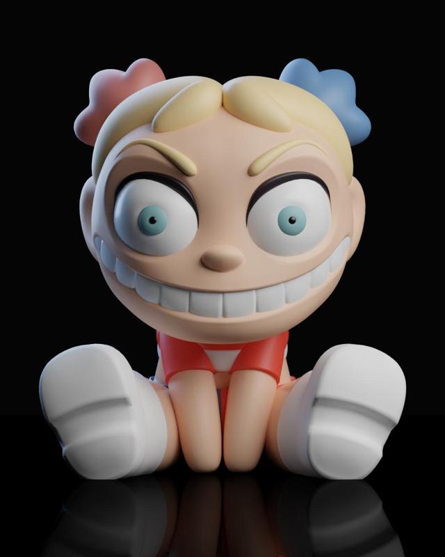 Harley quinn sitting toy
