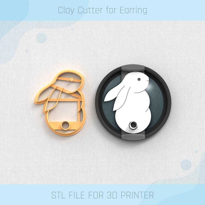 Easter Bunny Stanley Topper Clay Cutter