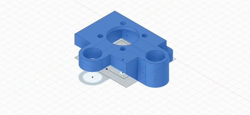 K40 Cloudray laser head with guides