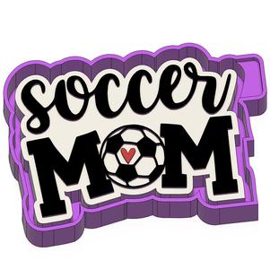 Soccer mom Freshie STL Mold Housing