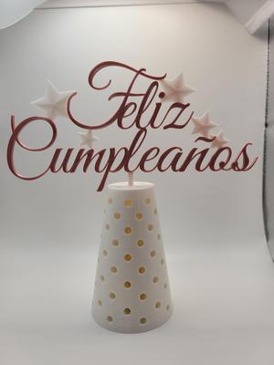 Feliz Cumpleaños Cake Topper Spanish Happy Birthday Cake Topper
