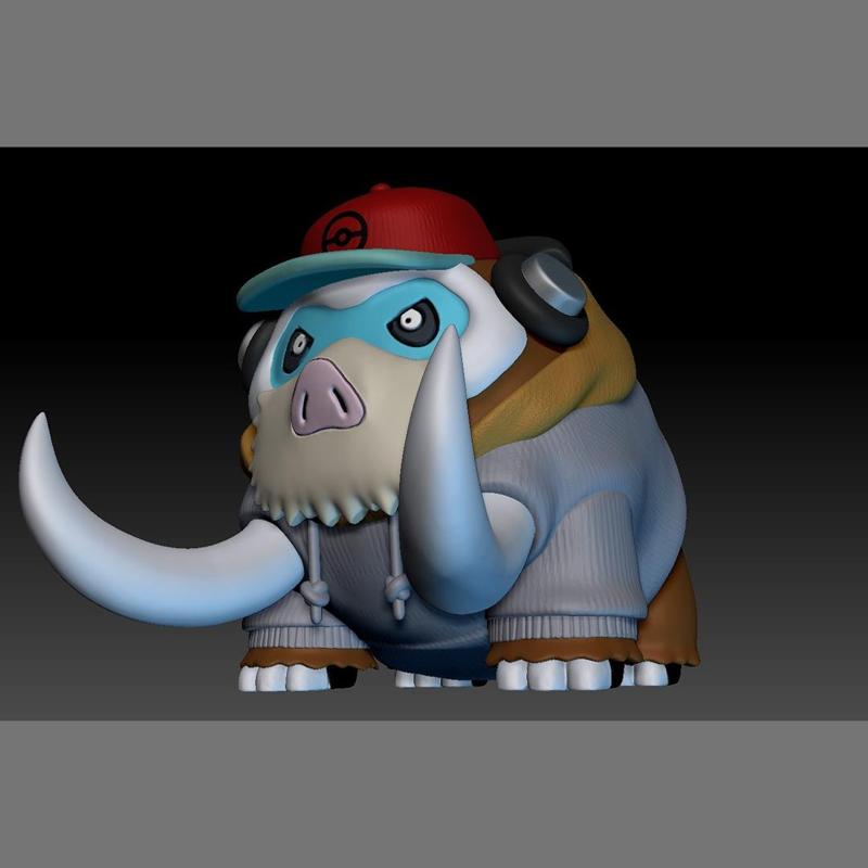 Pokemon Unite Mamoswine HipHop Style