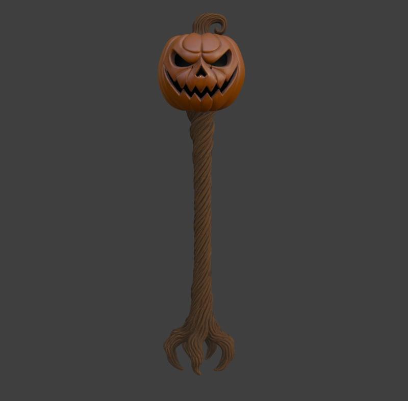 🎃 Halloween Pumpkin Staff