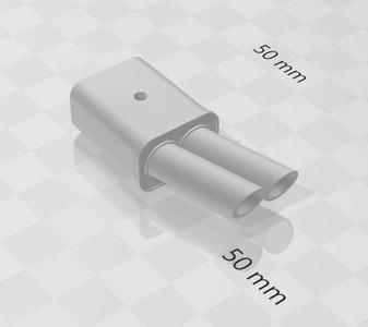 EXHAUST SADS RC 1/10 DRIFT