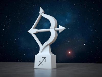Sagittarius Zodiac Statue STL File – Astrology 3D Print Model