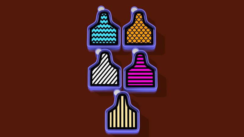 🐄🔖 Cow Ear Tag Bundle – Freshie, Keychain & Resin Molds (Set of 5)