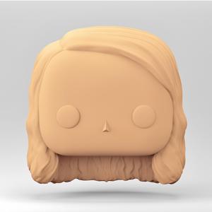 Stylized Chibi / POP Head STL | 3D Print File | WH_3-18