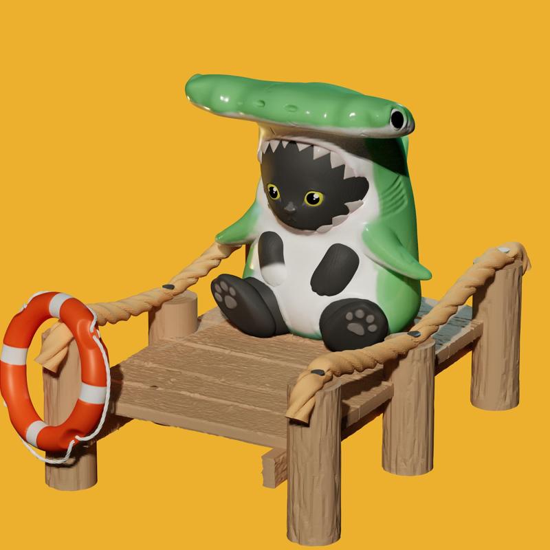 Cat-shark hammerhead + Pier