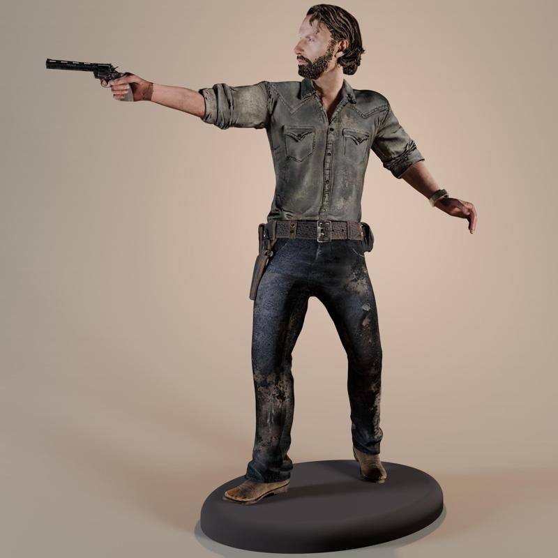 Rick Grimes from dead by daylight (The walking dead) Printable