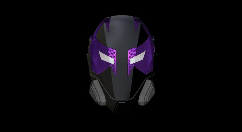 Prowler Helmet from Spider-Man: Across the Spider-Verse