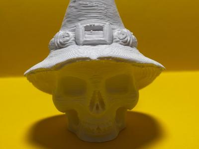 Halloween skull bust