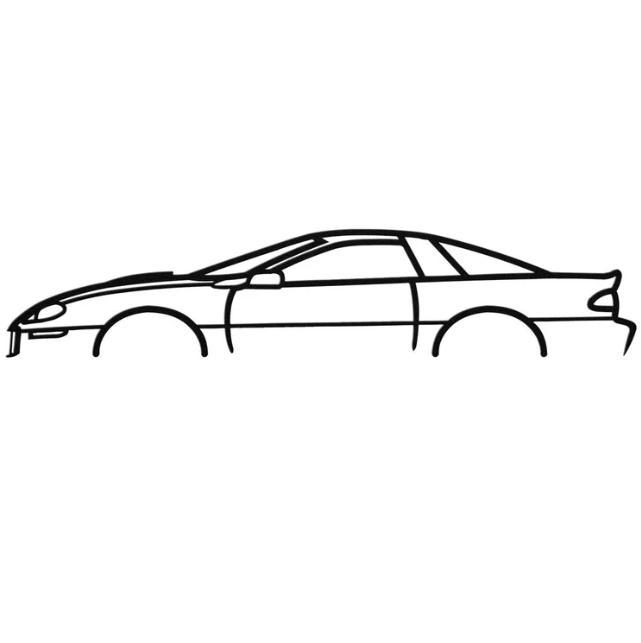 Chevrolet Camaro SS 2002 Silhouette Wall art