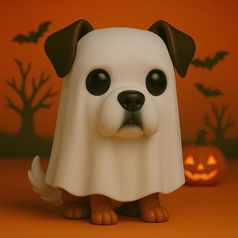 POP Halloween Ghost Boxer -STL
