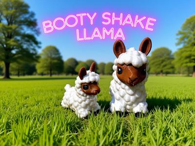 Llama articulated flexi toy 