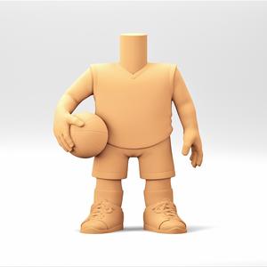 A male body in a Funko POP Style. MB_08