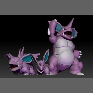 Pokemon NidoranM Nidorino Nidoking