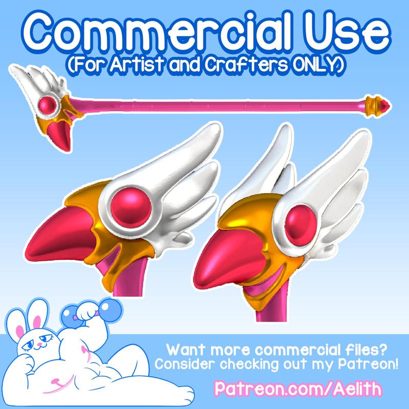 AelithArt's Ultimate Anime Accurate Clow Wand