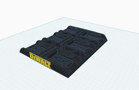 6x Dewalt battery holder