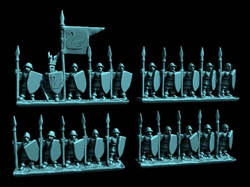 Swan Kingdom Infantry - 10mm