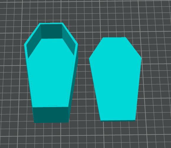 Basic Coffin Box with Lid