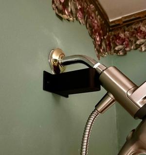 Screwless Support Brace for Heavy Showerheads