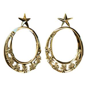 Star and Crescent Earrings