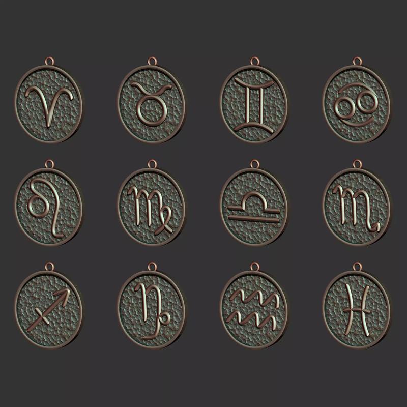 Zodiac Sign Pack 3D Model Collection