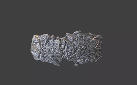 organic rock texture ring v7