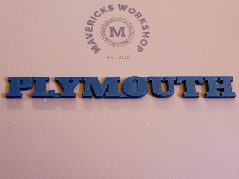 Plymouth emblem badge