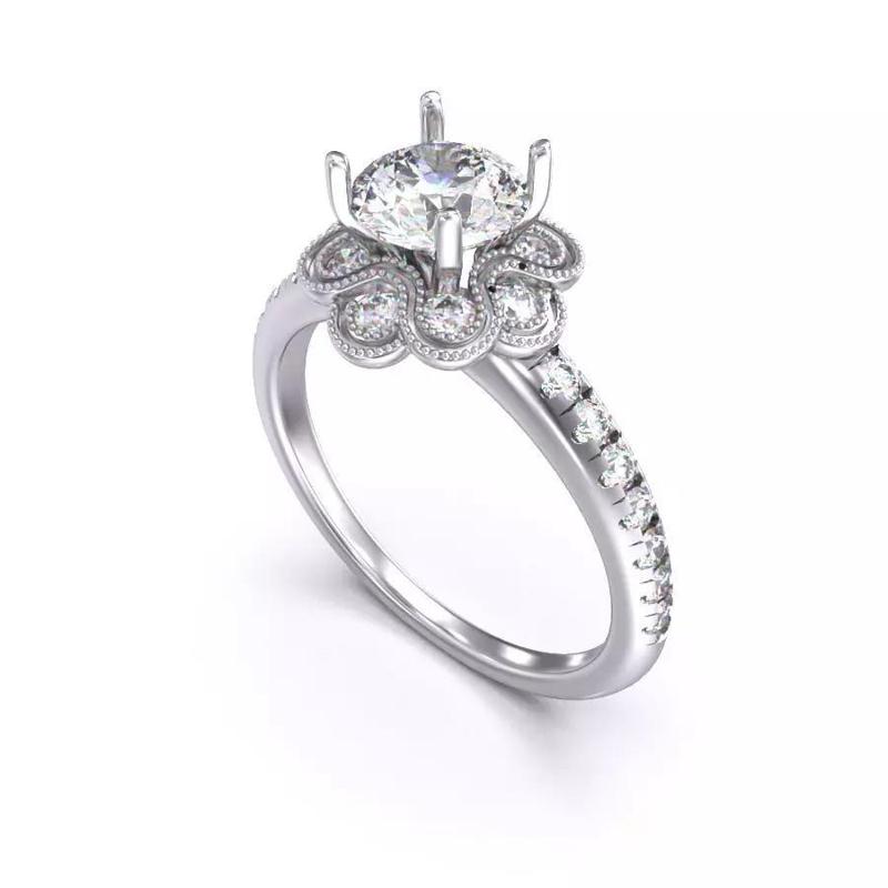 CJC7029 Ladies womans womens diamond ruby emerald Rings