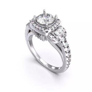 CJC7054 Ladies womans womens diamond ruby emerald Rings