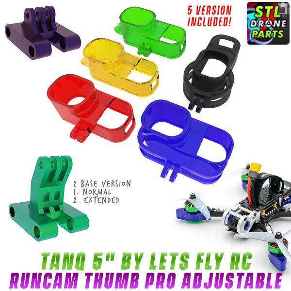 TANQ 5" by Let's Fly RC Runcam Thumb Pro Mount