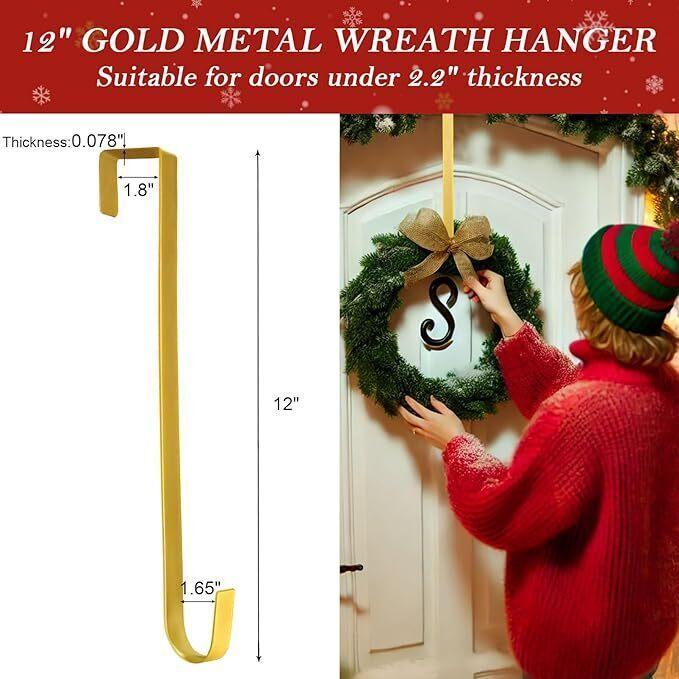 3D Print 12" Metal Wreath Hanger for Doors