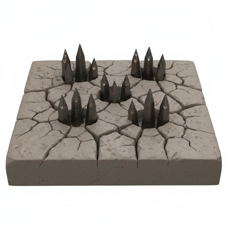 Spiked floor trap - Dungeon scenography