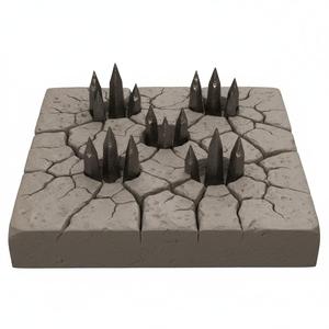 Spiked floor trap - Dungeon scenography