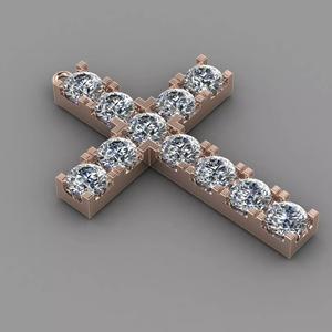 KUTSAL PIRLANTA HAC KOLYE 3DM STL OBJ FBX  3D BASKI MODELI