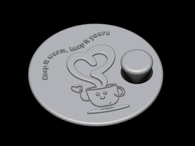 Elegant Coffee Cup Lid
