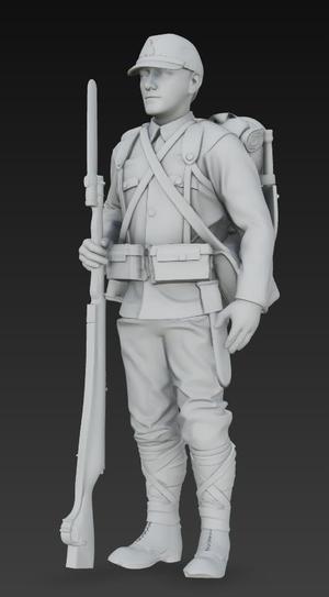 1:18 Scale Model Model Allied Soldiers Great War World War I