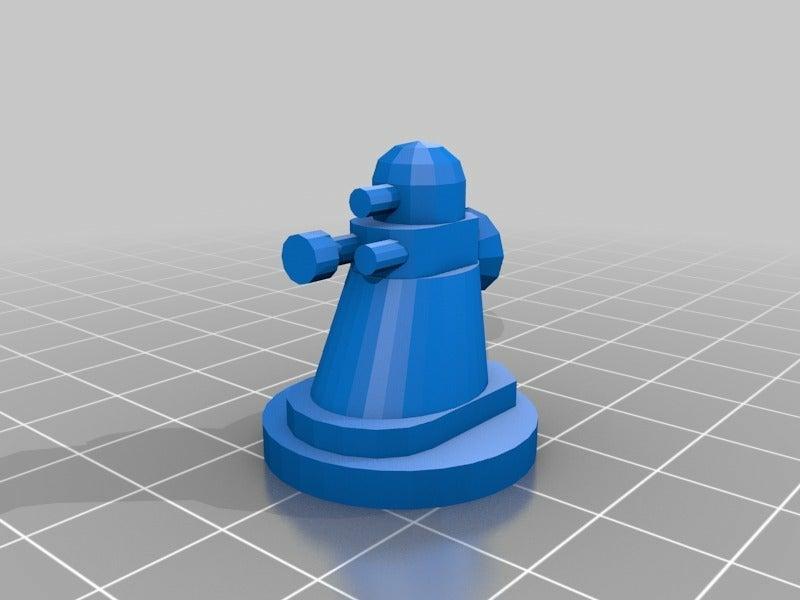 Wayfarer Tactics - 18mm / 28mm - Low Poly Dalek